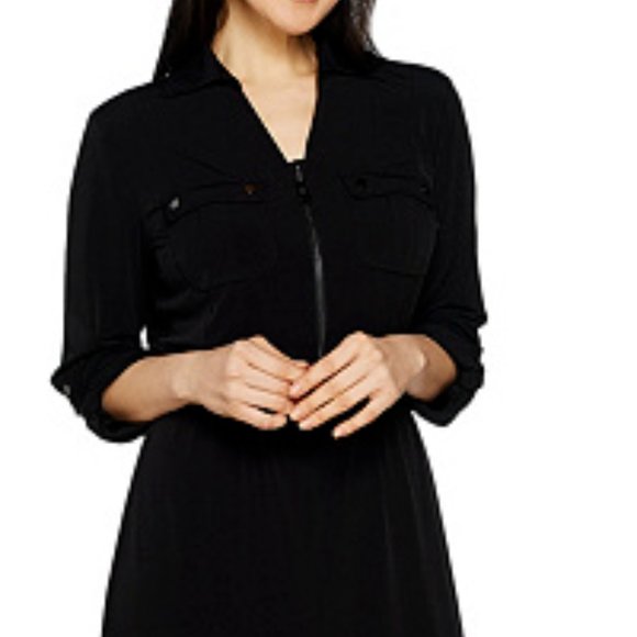 NWT QVC Belle by Kim Gravel Knit Zip Utili… - Picture 2 of 9